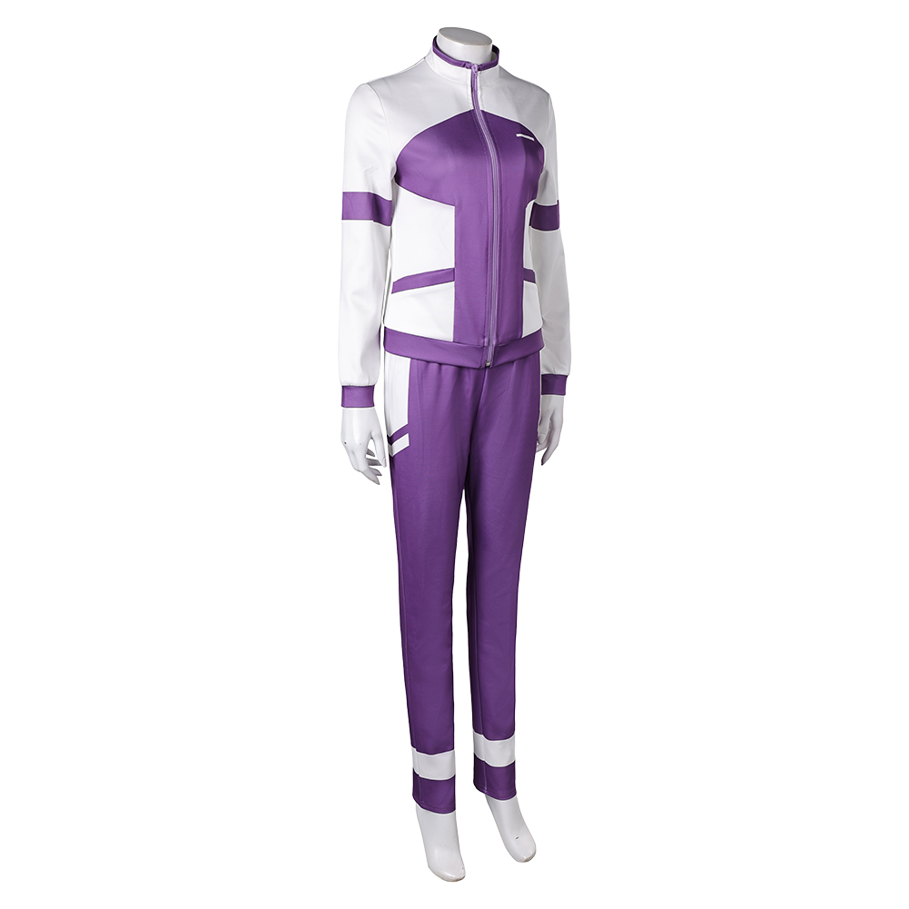 Pretty Derby Mejiro McQueen Women Purple Sportswear Halloween Carnival Cosplay Costume