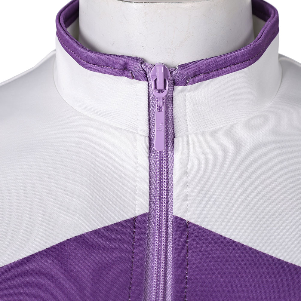Pretty Derby Mejiro McQueen Women Purple Sportswear Halloween Carnival Cosplay Costume