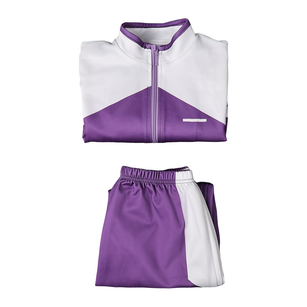 Pretty Derby Mejiro McQueen Women Purple Sportswear Halloween Carnival Cosplay Costume