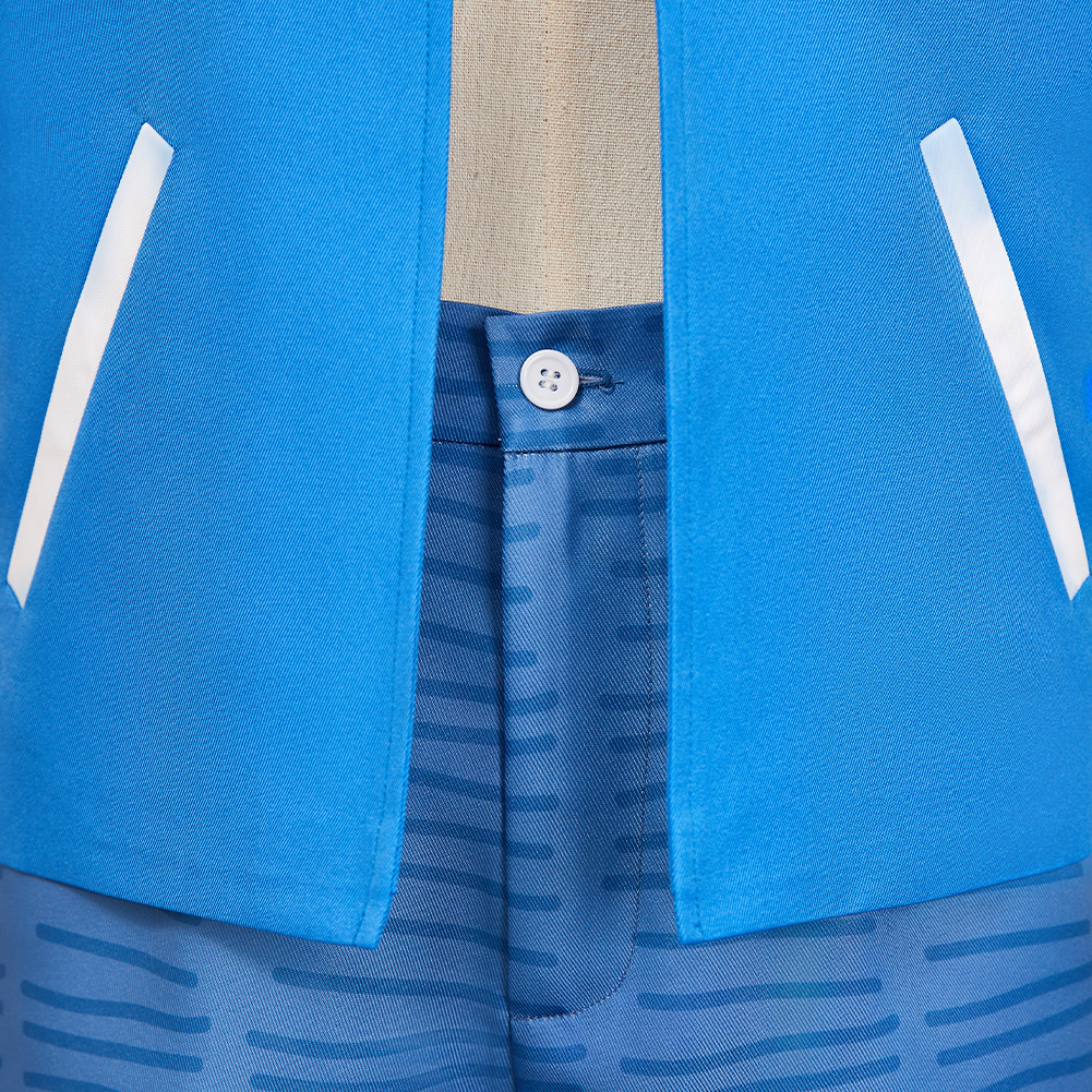 City The Animation Nagumo Midori Blue Hoodie Short Set Halloween Carnival Party Cosplay Costume