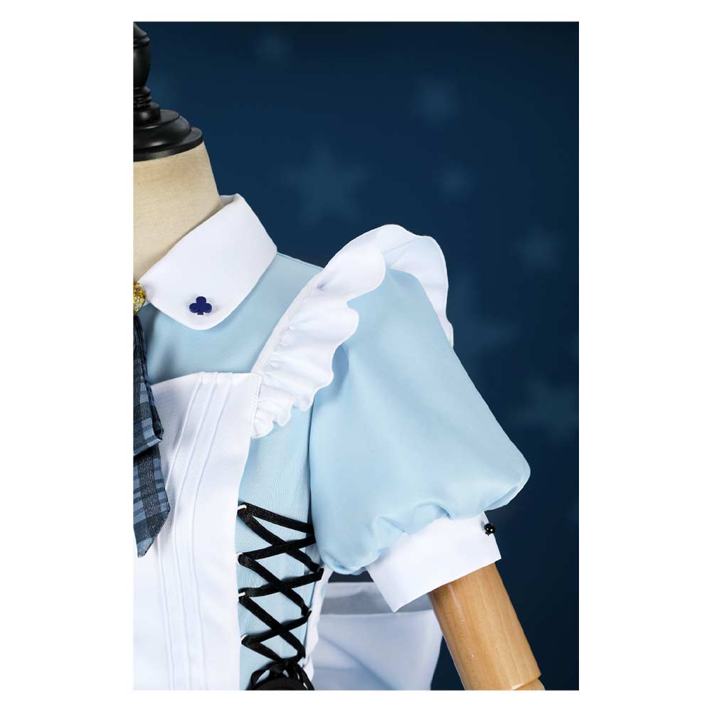 LoveLive Muse Blue Lolita Dress  Halloween Carnival Party Cosplay Costume