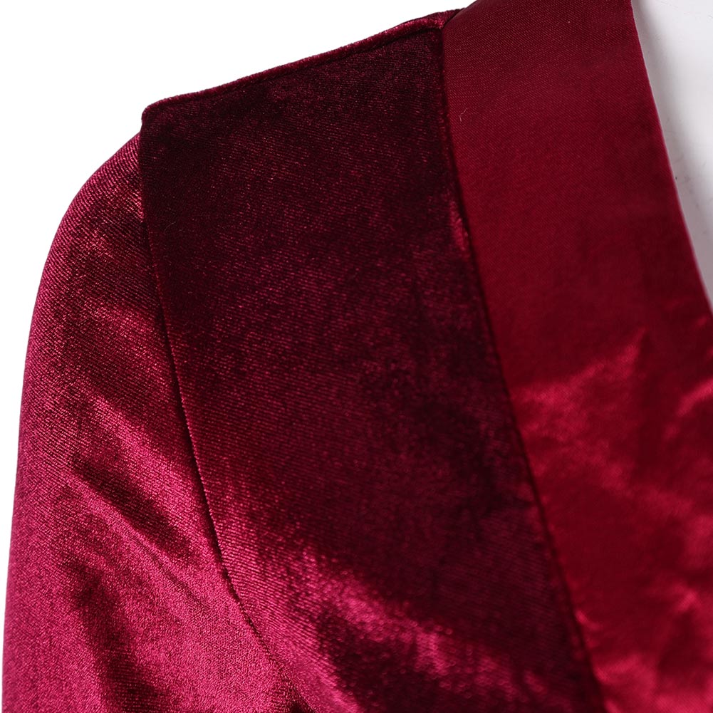 Drop (2025) Violet Women Red Velvet Jumpsuit Outfits Halloween Carnival Cosplay Costume