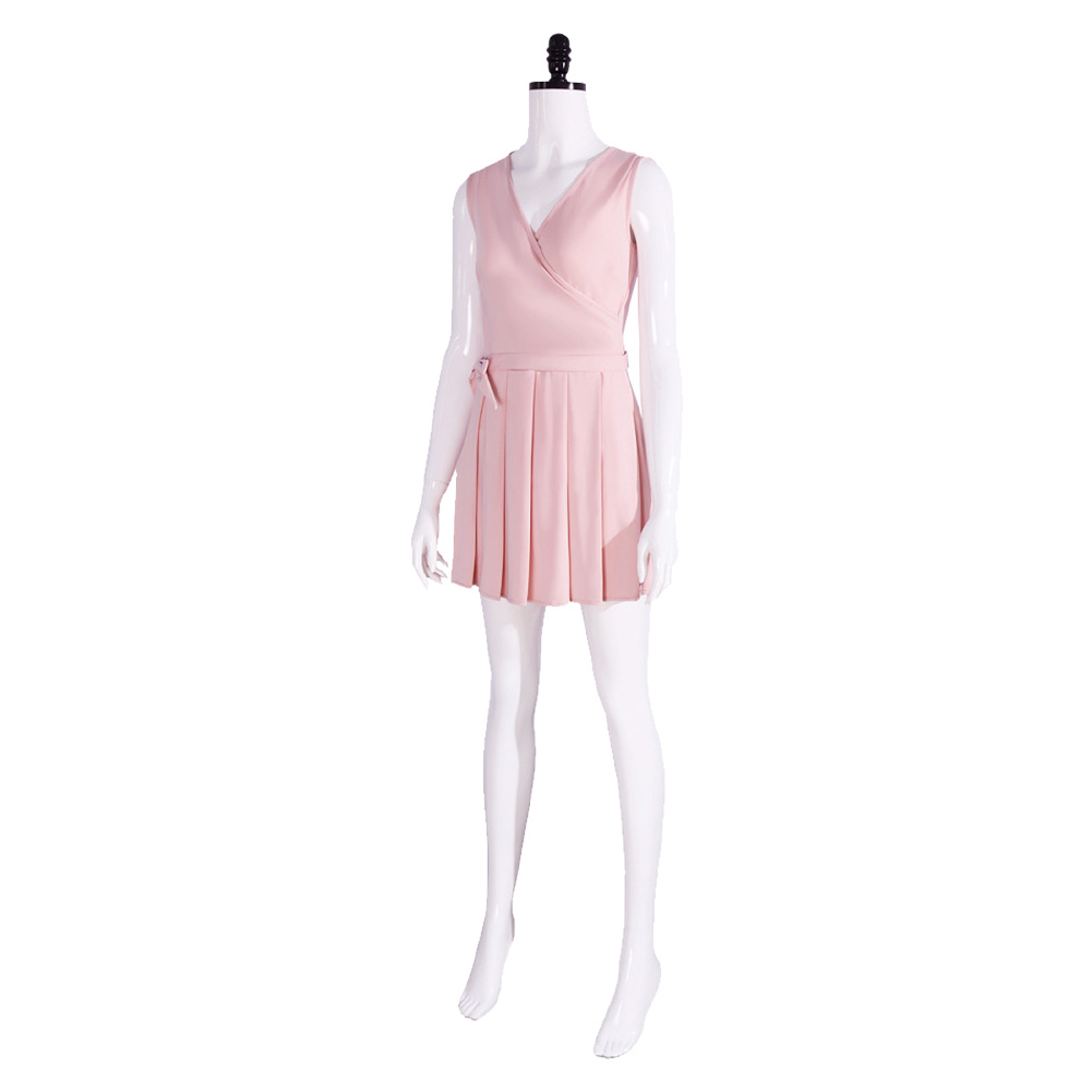 Wicked (2024) Glinda Pink Dress Casual Outfits Halloween Carnival Cosplay Costume