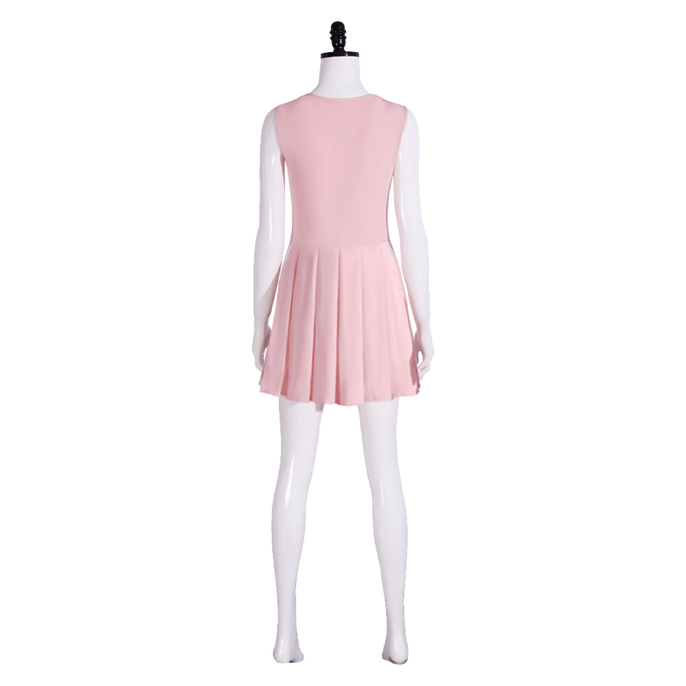 Wicked (2024) Glinda Pink Dress Casual Outfits Halloween Carnival Cosplay Costume