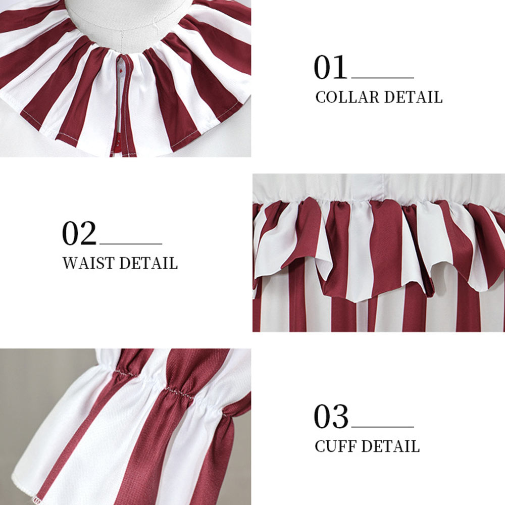 Clown in A Cornfield the Clown Outfits Halloween Carnival Party Cosplay Costume