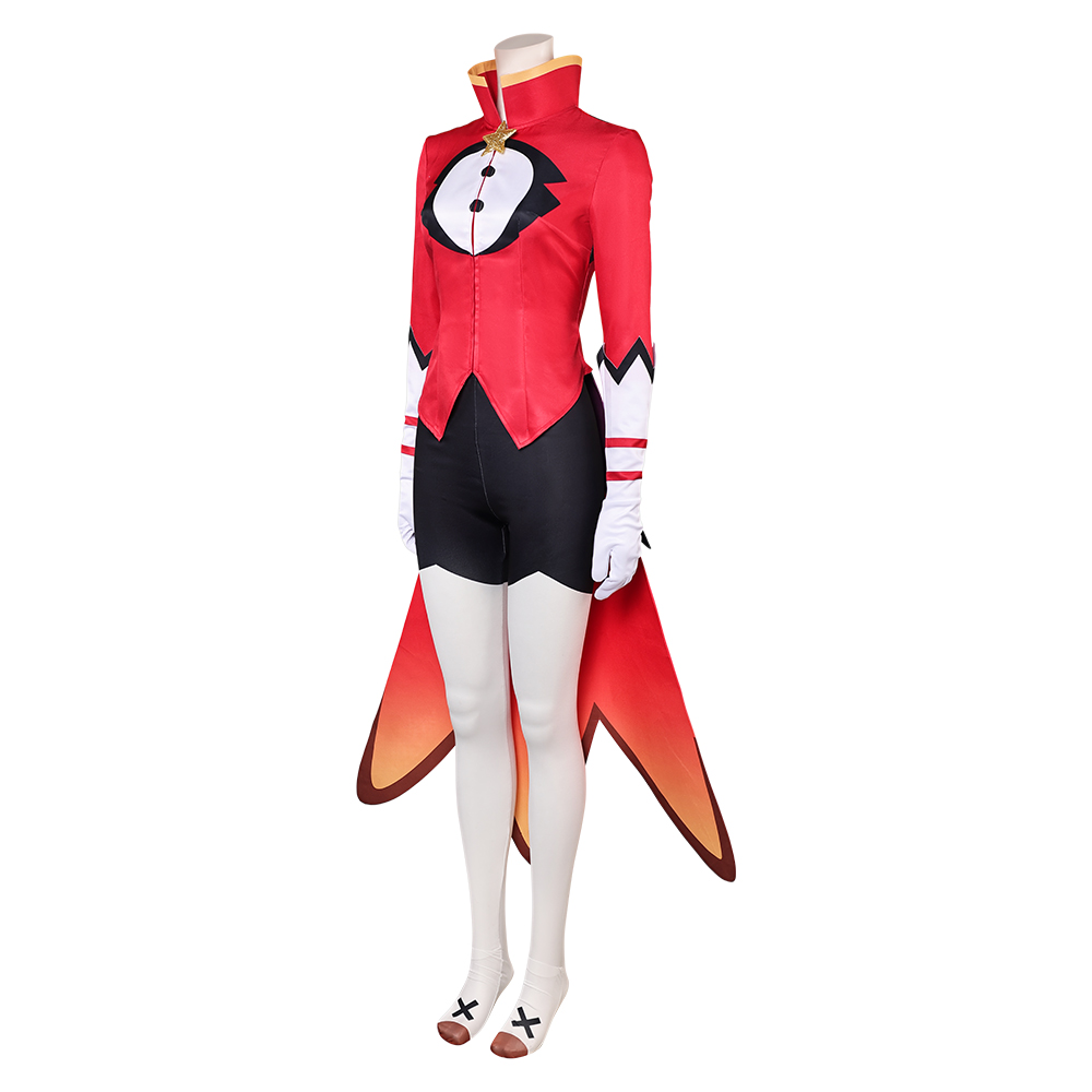 Helluva Boss Vassago Red Outfits Halloween Carnival Cosplay Costume