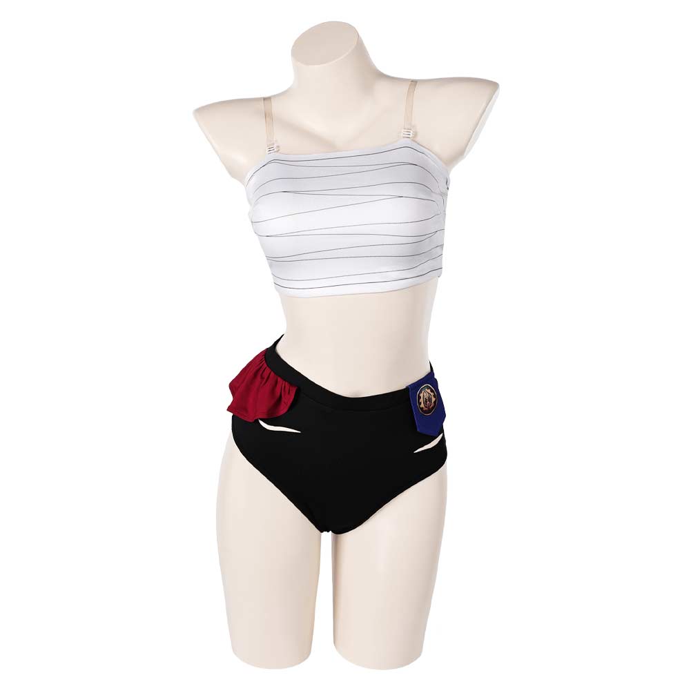 Arcane: League of Legends Season 2 Vi 2Pcs Swimsuit Outfits Halloween Carnival Cosplay Costume