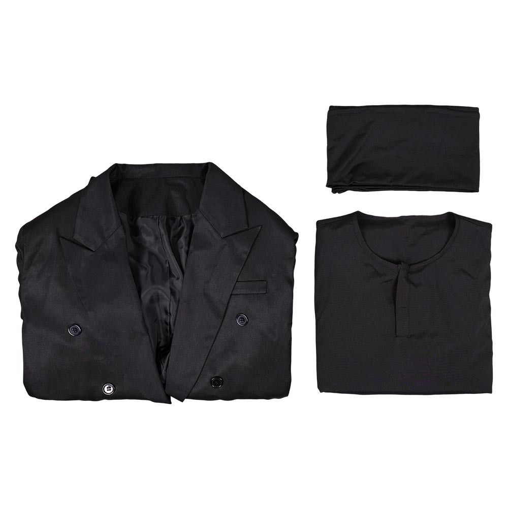The Sandman Season 2 Morpheus Black Coat Set Outfits Halloween Carnival Party Cosplay Costume