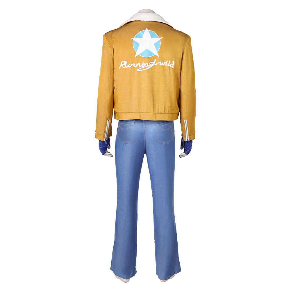 Fatal Fury Terry Bogard Yellow Jacket Pants Set Outfits Halloween Carnival Cosplay Costume