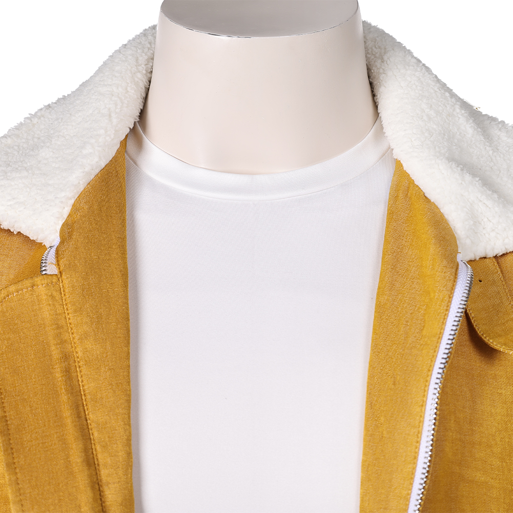 Fatal Fury Terry Bogard Yellow Jacket Pants Set Outfits Halloween Carnival Cosplay Costume