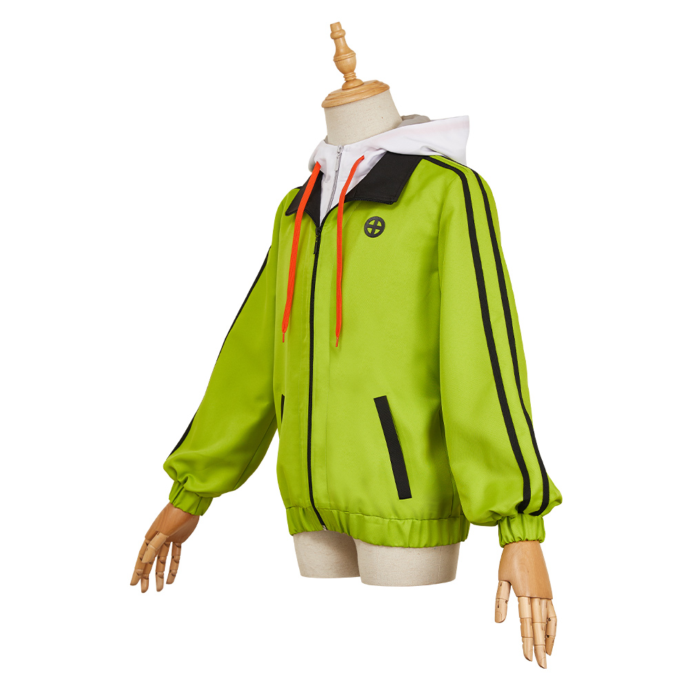 Medalist Tsukasa Akeuraji Green Jacket Sportswear Outfits Halloween Carnival Cosplay Costume