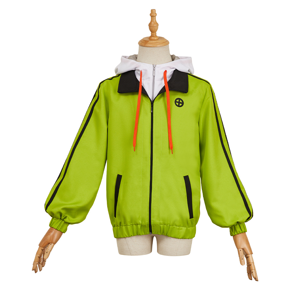 Medalist Tsukasa Akeuraji Green Jacket Sportswear Outfits Halloween Carnival Cosplay Costume
