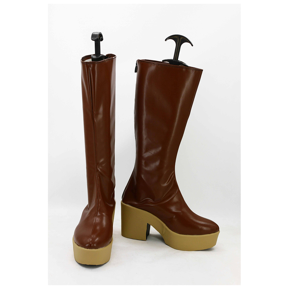 Fairy Tail Lucy High Heel Boots Cosplay Shoes Custom Made Halloween Costumes Accessories 