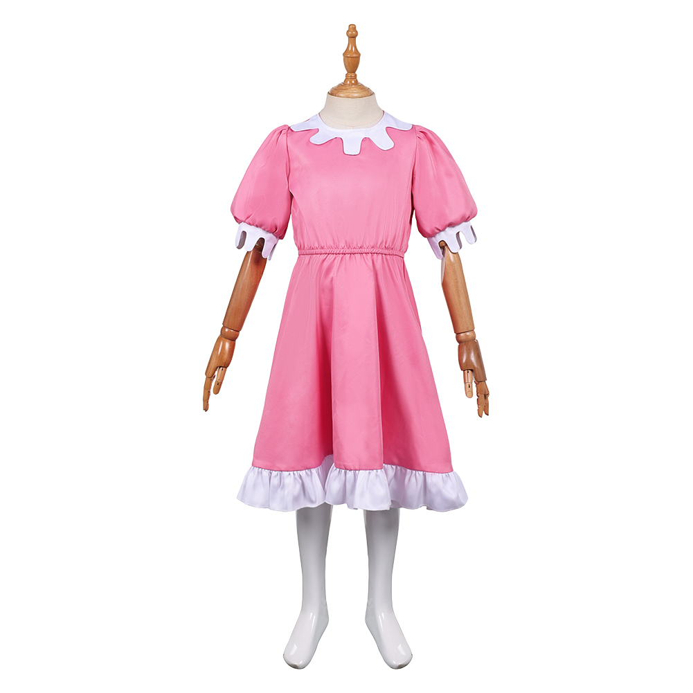 The Three Robbers Tiffany Kids Children Pink Dress Halloween Carnival Party Cosplay Costume