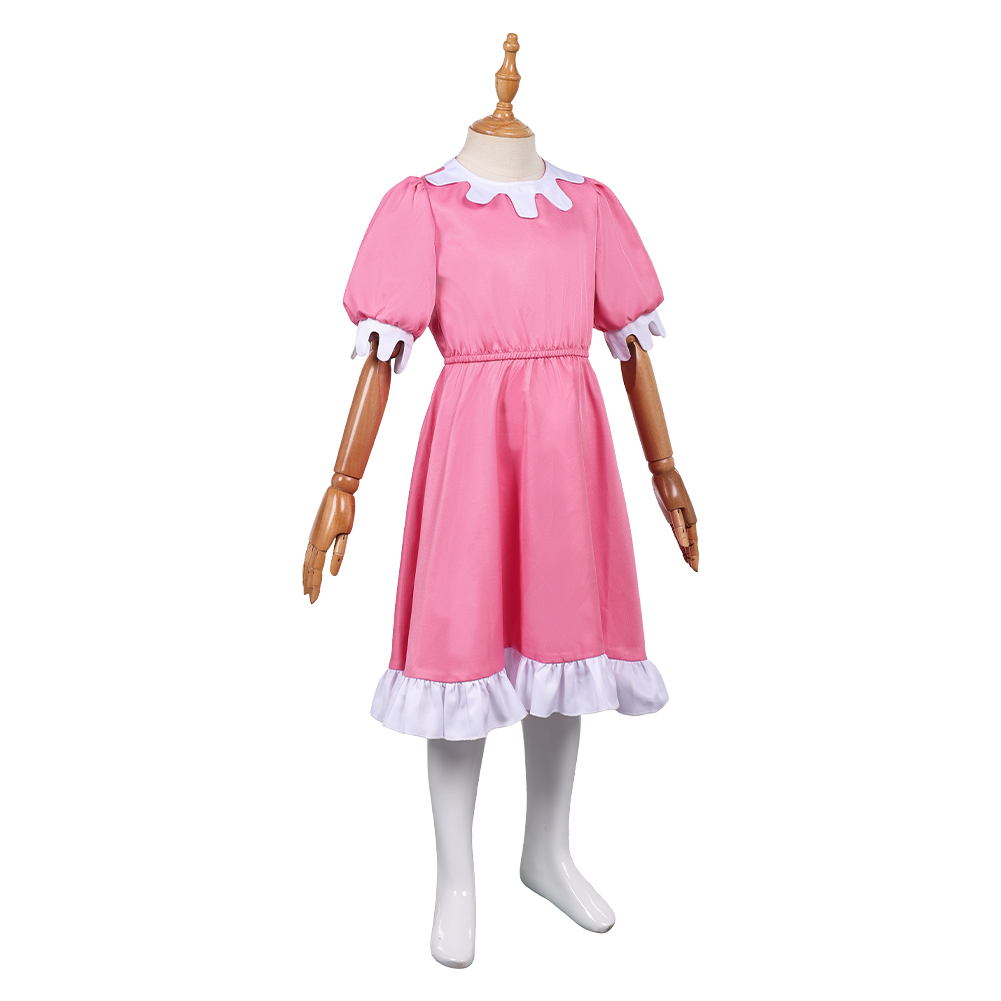 The Three Robbers Tiffany Kids Children Pink Dress Halloween Carnival Party Cosplay Costume