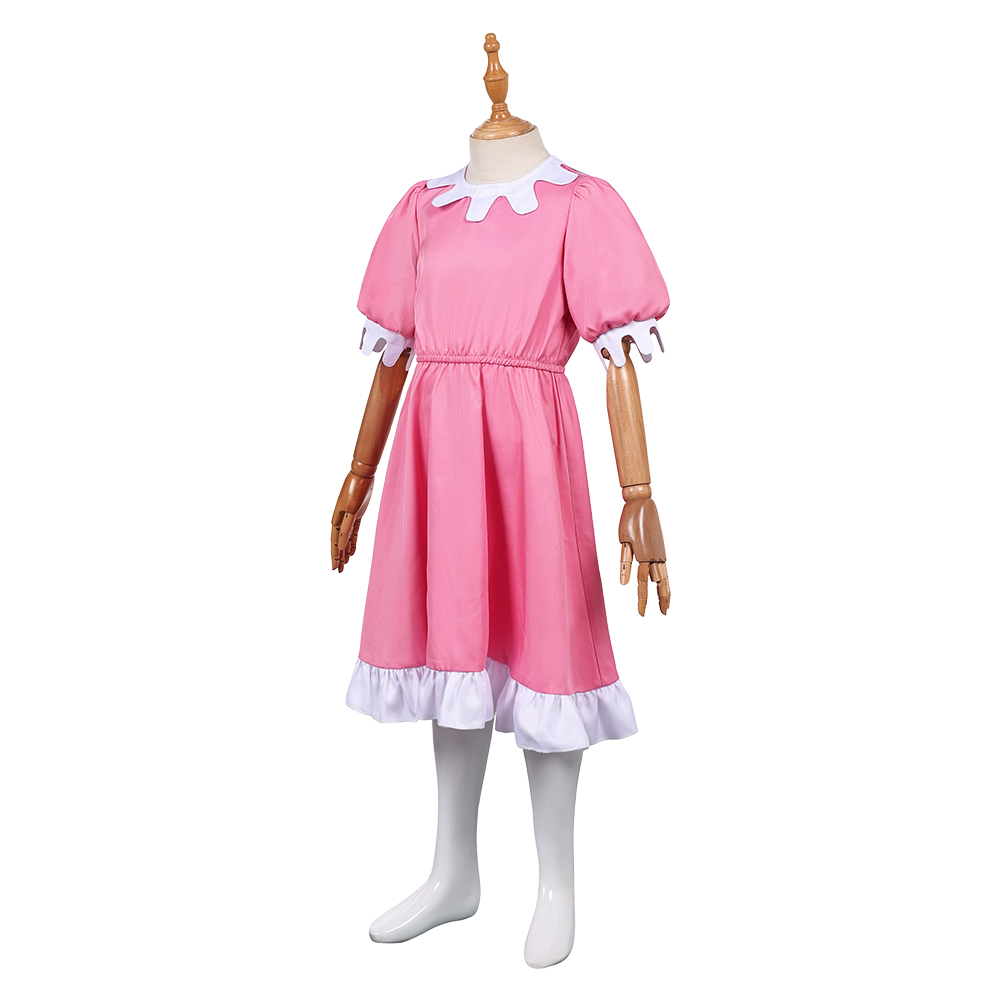The Three Robbers Tiffany Kids Children Pink Dress Halloween Carnival Party Cosplay Costume