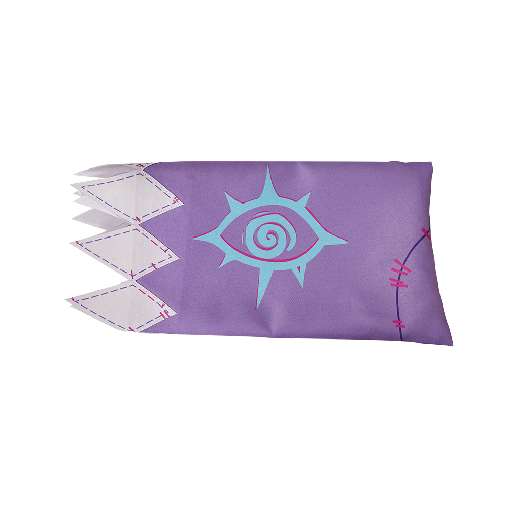 Arcane: League of Legends Jinx Purple Hoodie Hat Ver.2 Halloween Carnival Cosplay Costume Accessories