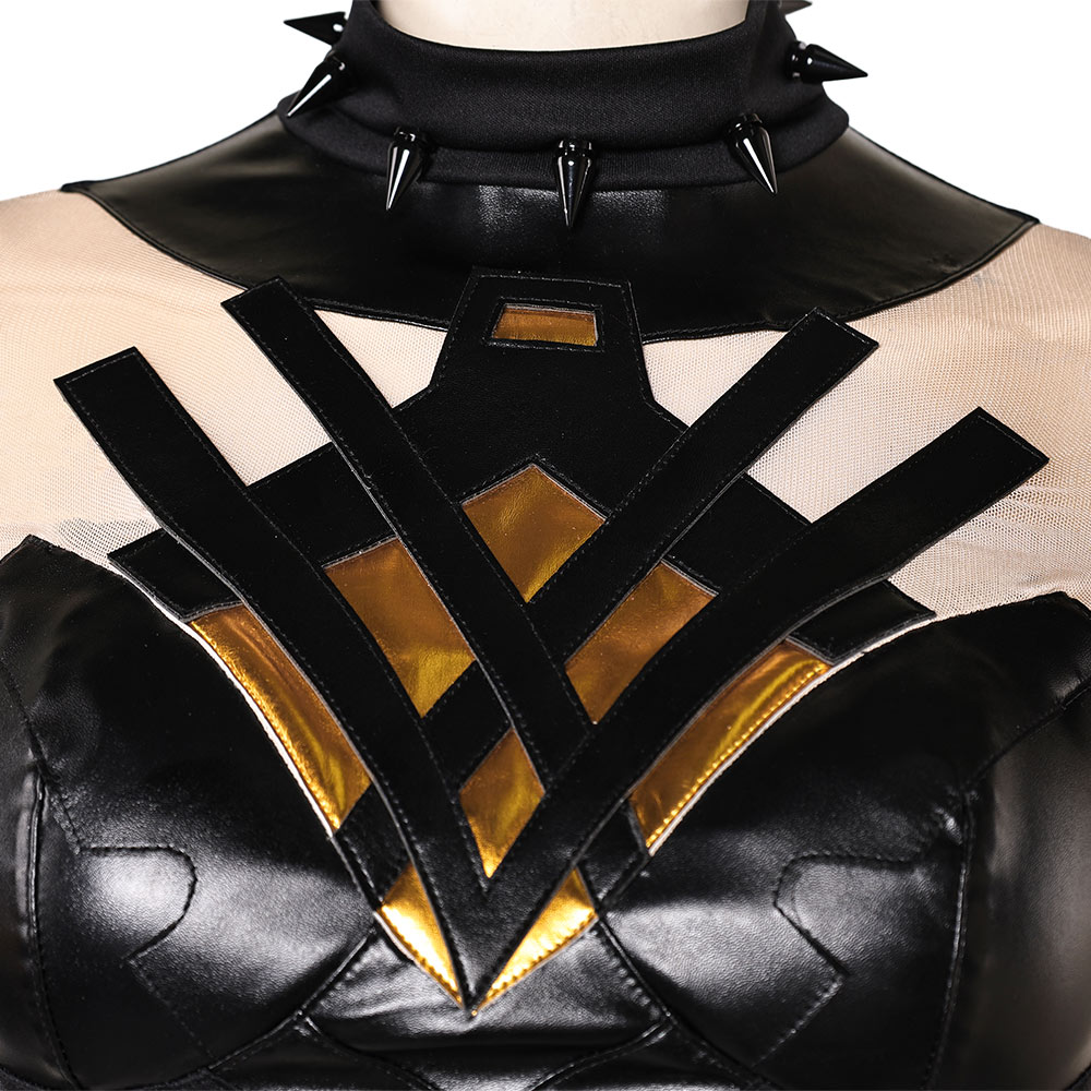 Rivals Magik Women Black Outfits Halloween Carnival Cosplay Costume