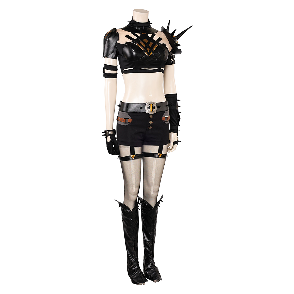 Rivals Magik Women Black Outfits Halloween Carnival Cosplay Costume
