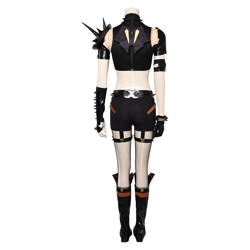 Rivals Magik Women Black Outfits Halloween Carnival Cosplay Costume