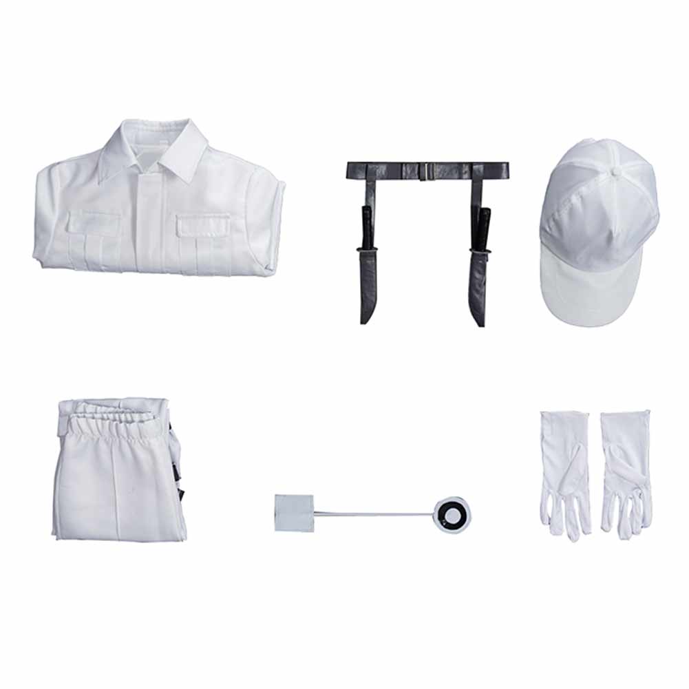 Cells At Work White Blood Cell Kids Children White Outfits Halloween Carnival Cosplay Costume