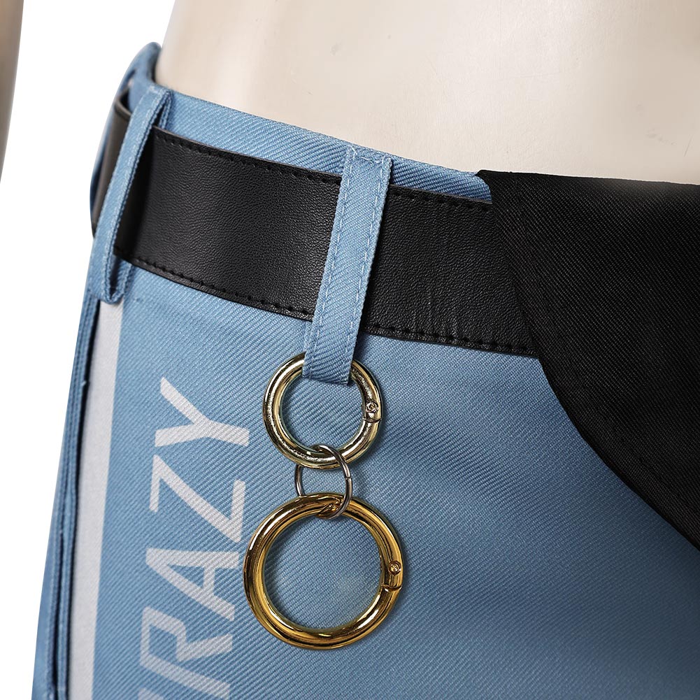 Overwatch Juno LE SSERAFIM Top Pants Set Women Outfits Halloween Carnival Party Cosplay Costume