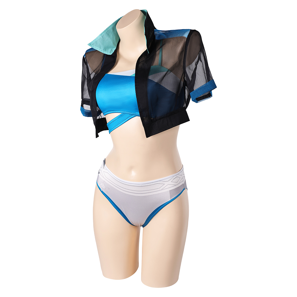 Rivals Luna Snow 2Pcs Swimsuit Outfits Halloween Carnival Cosplay Costume