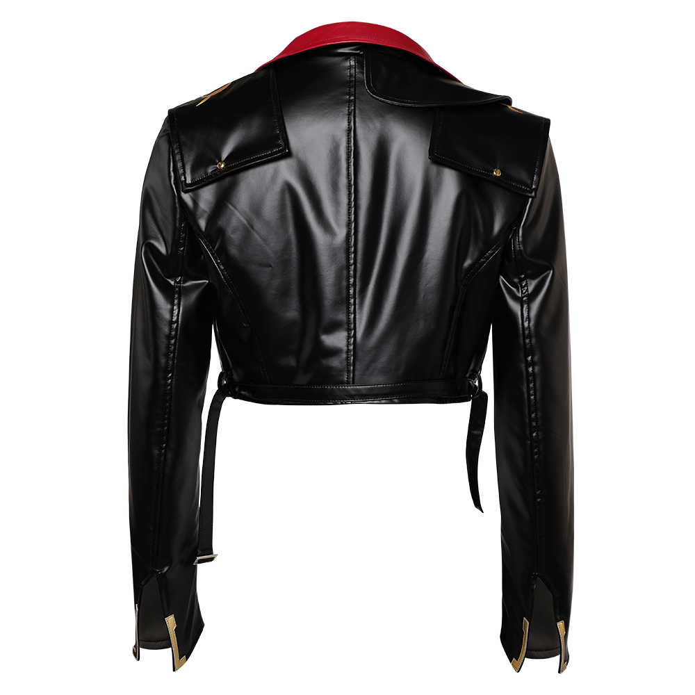 Arcane: League of Legends Season 2 Powder Black Jacket Outfits Halloween Carnival Cosplay Costume