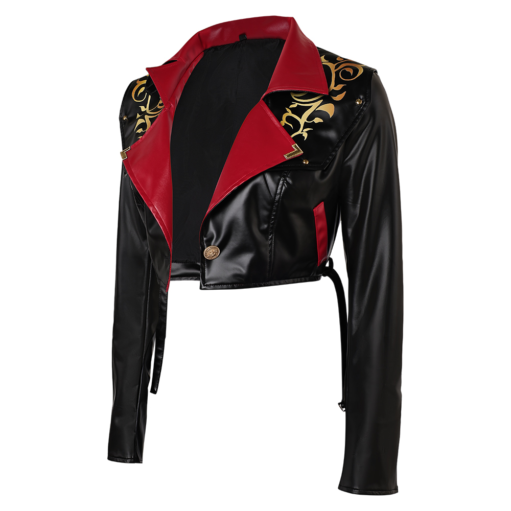 Arcane: League of Legends Season 2 Powder Black Jacket Outfits Halloween Carnival Cosplay Costume