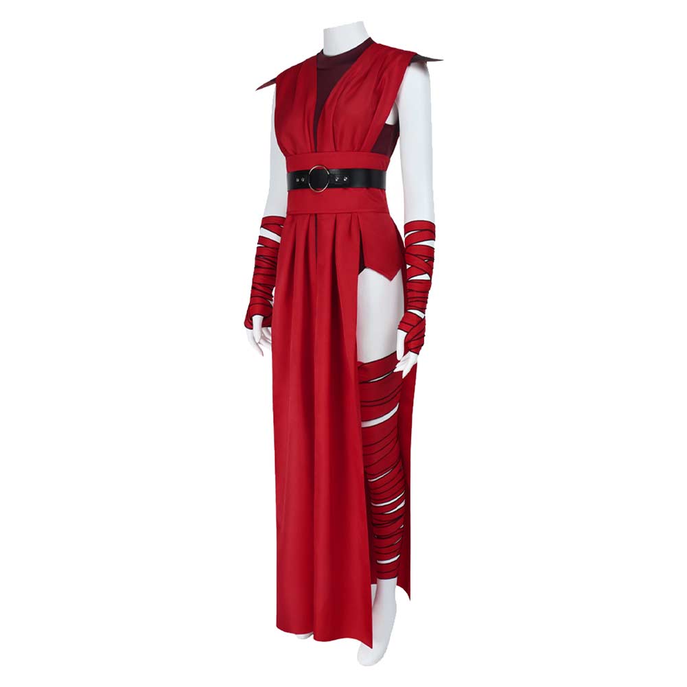 Nightsisters Women Red Jumpsuit Set Halloween Carnival Party Cosplay Costume