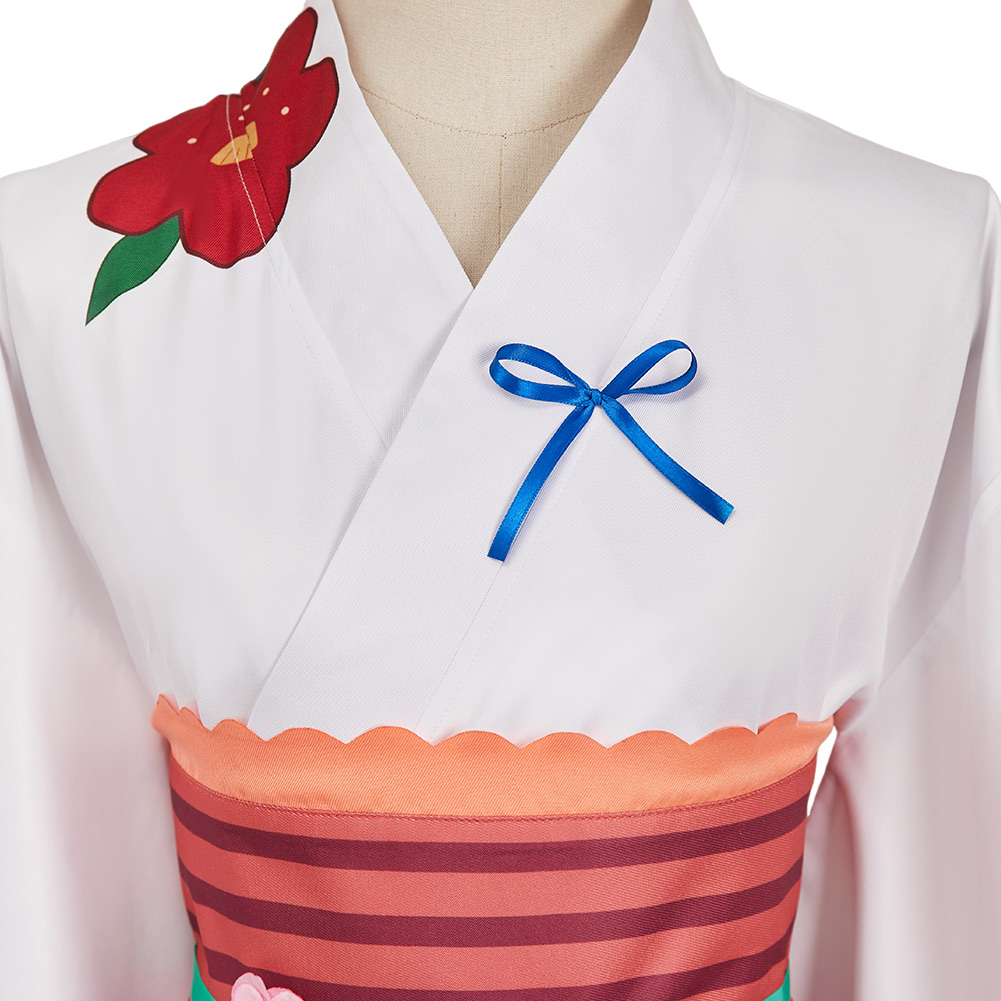 Toilet-bound Hanako-kun Yashiro Nene Women White Kimono Outfits Halloween Carnival Cosplay Costume