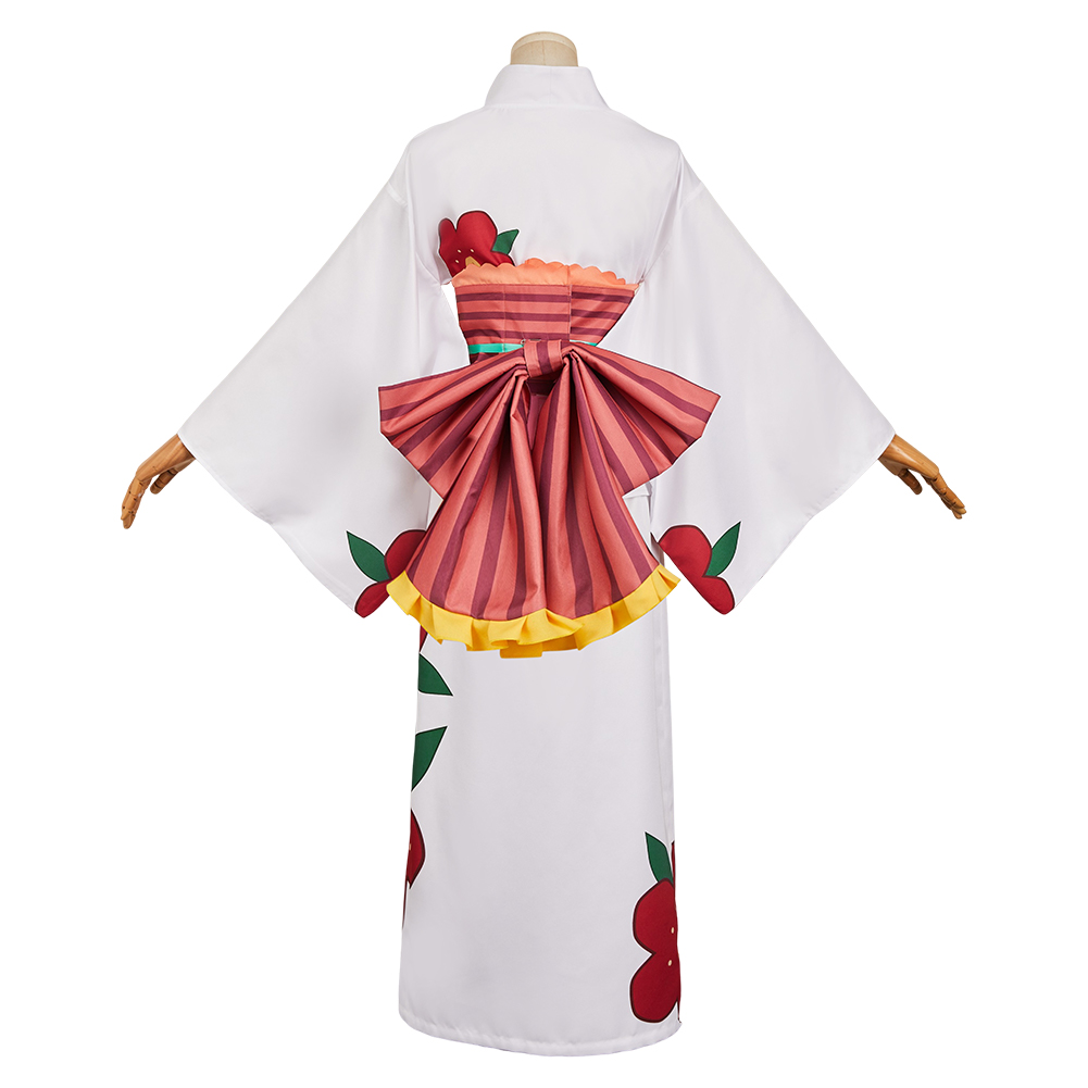 Toilet-bound Hanako-kun Yashiro Nene Women White Kimono Outfits Halloween Carnival Cosplay Costume
