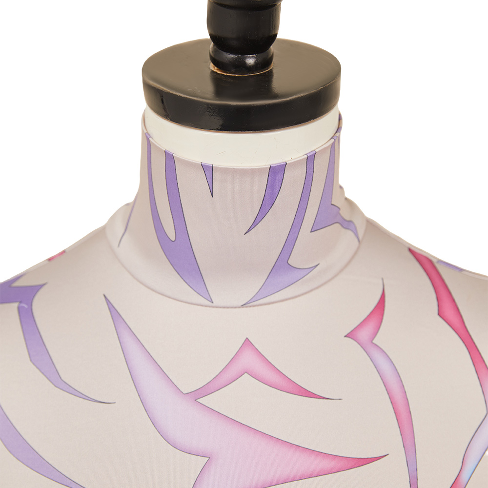 Kpop Demon Hunters Rumi Demonic Patterns Top Halloween Carnival Party Cosplay Costume