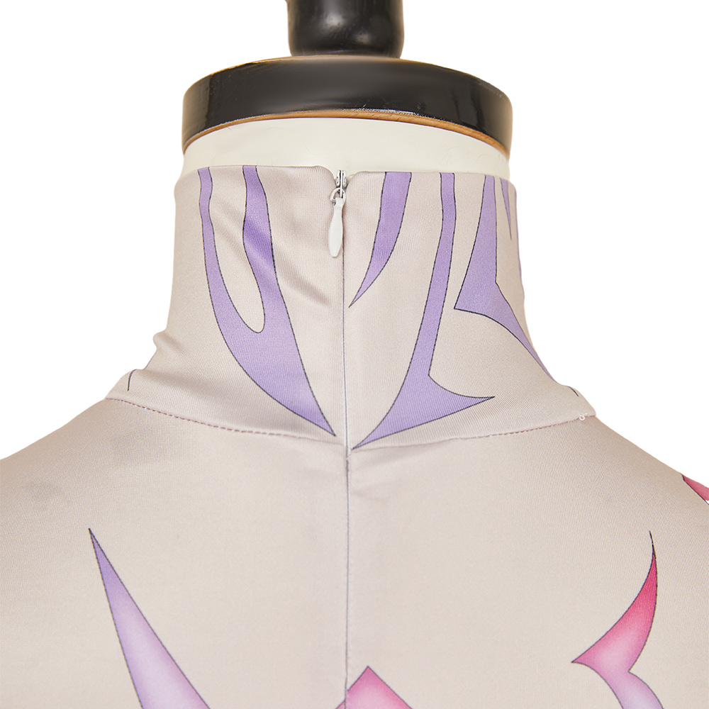 Kpop Demon Hunters Rumi Demonic Patterns Top Halloween Carnival Party Cosplay Costume