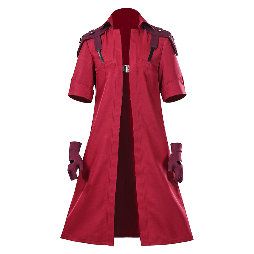 Devil May Cry (2025) Dante Red Coat Glove Set Outfits Halloween Carnival Cosplay Costume