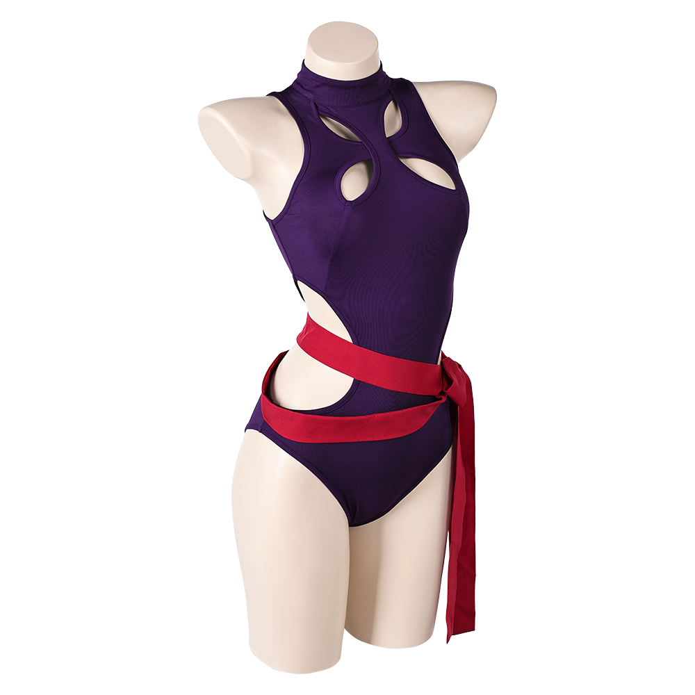 Rivals Psylocke Inspired One Piece Swimsuit Outfits Halloween Carnival Cosplay Costume