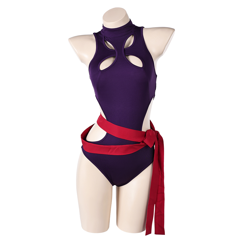 Rivals Psylocke Inspired One Piece Swimsuit Outfits Halloween Carnival Cosplay Costume
