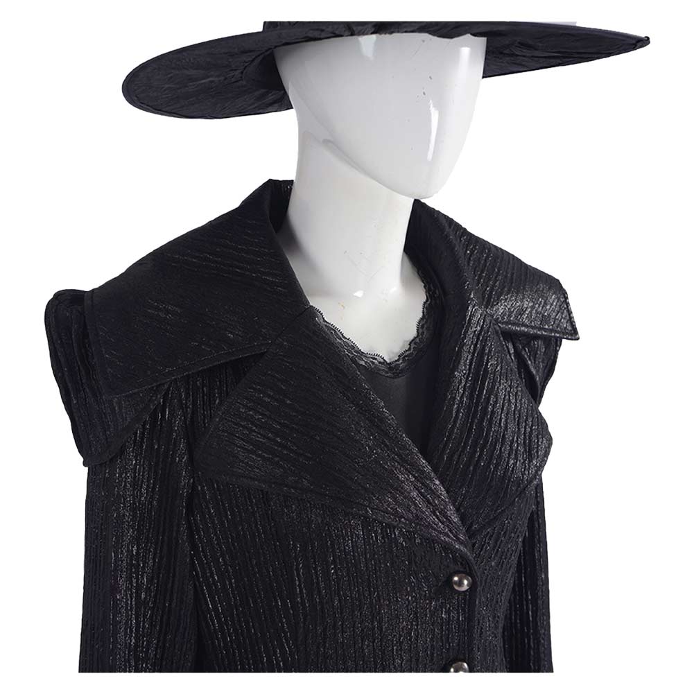 Wicked: For Good Elphaba Black Outfit Cosplay Costume Outfits Halloween Carnival Suit