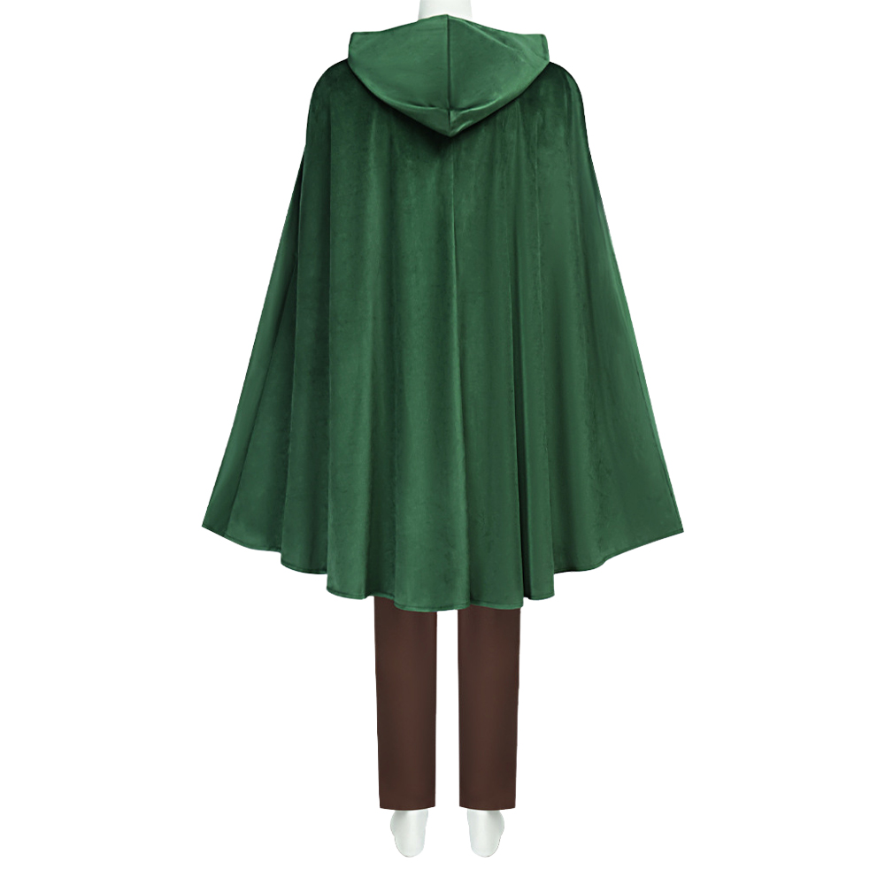 The Lord of the Rings Bilbo Baggins Cloak Top Pants Set Halloween Carnival Party Cosplay Costume