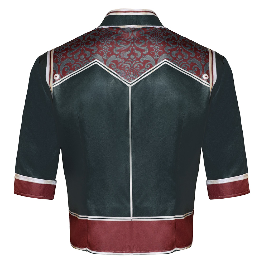 Arcane: League of Legends Season 2 Jayce Green Shirt Outfits Halloween Carnival Cosplay Costume