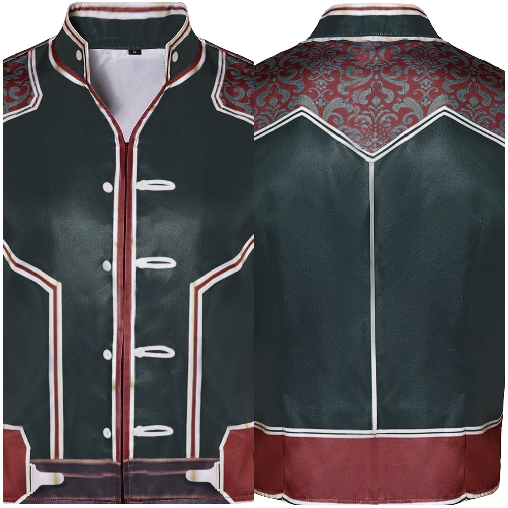 Arcane: League of Legends Season 2 Jayce Green Shirt Outfits Halloween Carnival Cosplay Costume