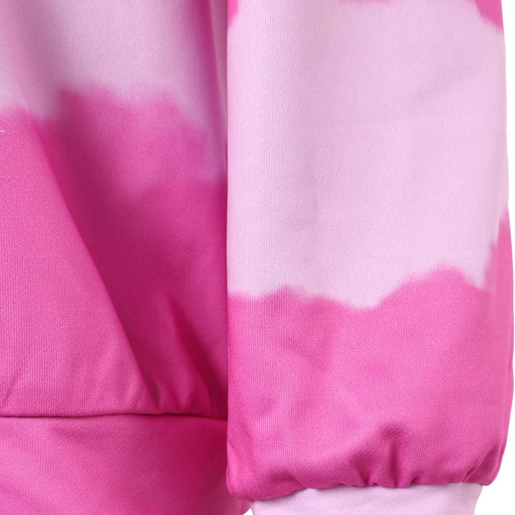 Kpop Demon Hunters Baby Saja Pink Printed Top Sweater Halloween Carnival Party Cosplay Costume