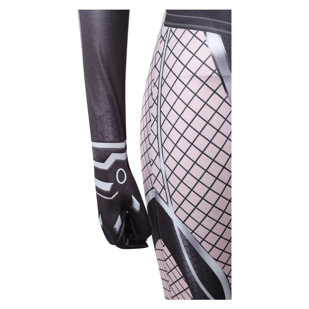 Rivals Invicible Woman Black Jumpsuit Halloween Carnival Party Cosplay Costume