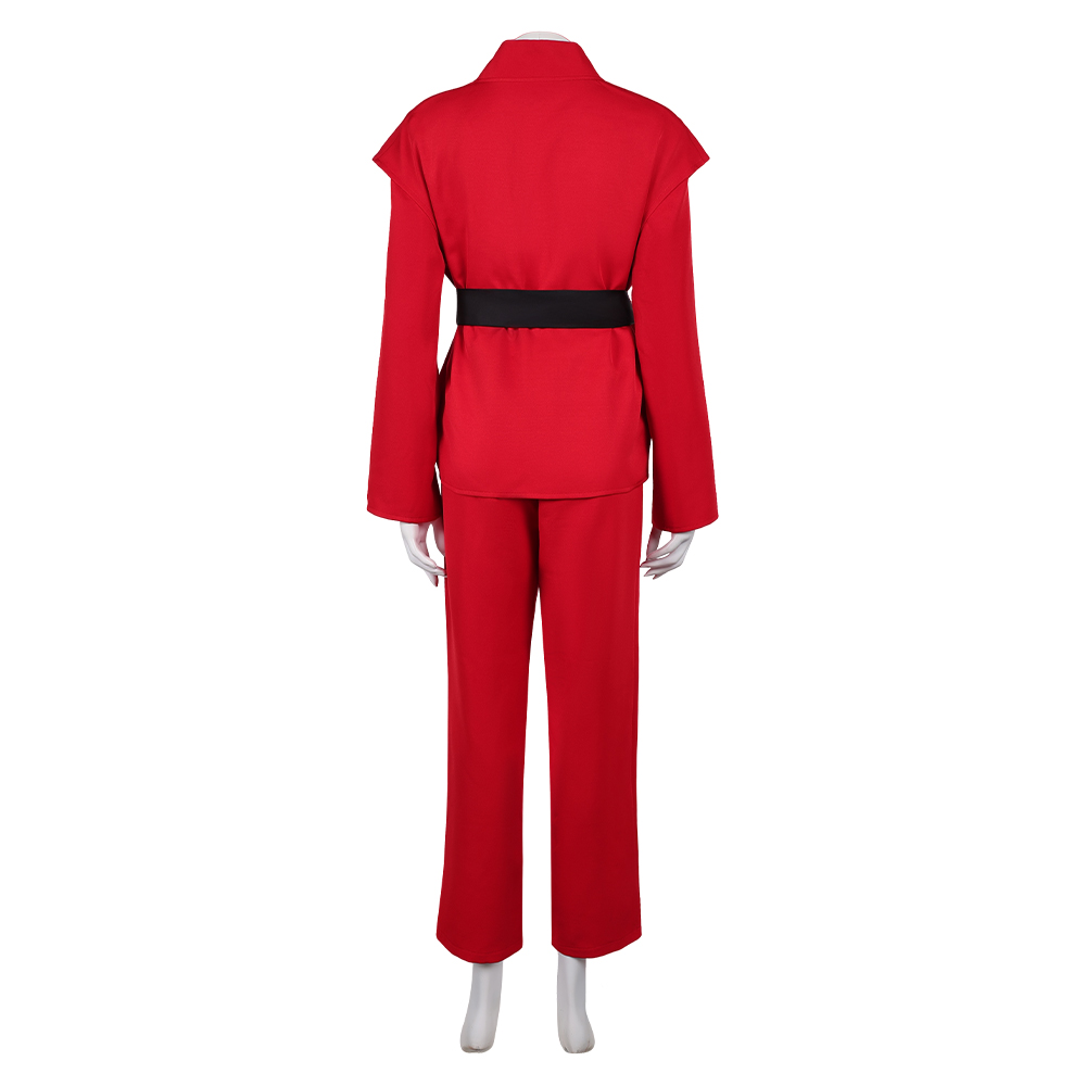 John Wick (2025) Eve Macarro Red Dojo Outfits Halloween Carnival Party Cosplay Costume