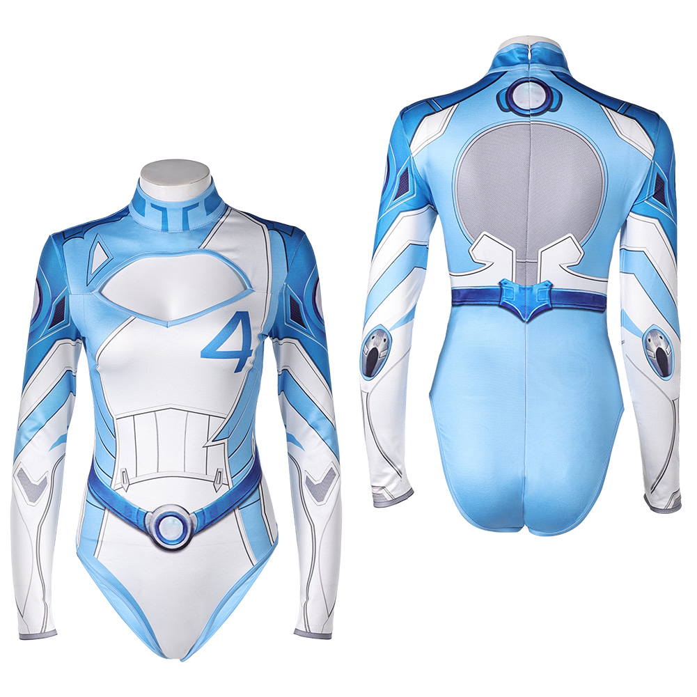 Rivals Invisible Woman One Piece Swimsuit Ver.2 Outfits Halloween Carnival Cosplay Costume