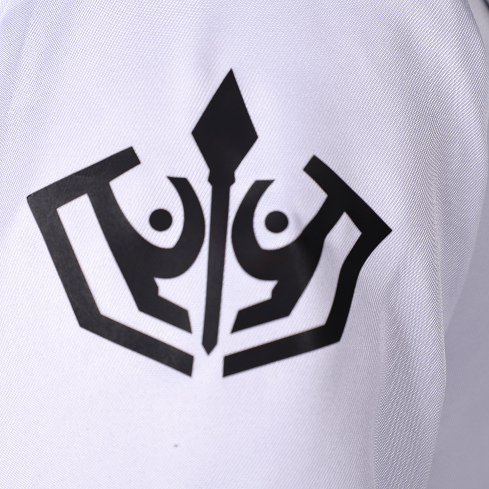 Danganronpa Kokichi Oma White Uniform Outfits Halloween Carnival Cosplay Costume