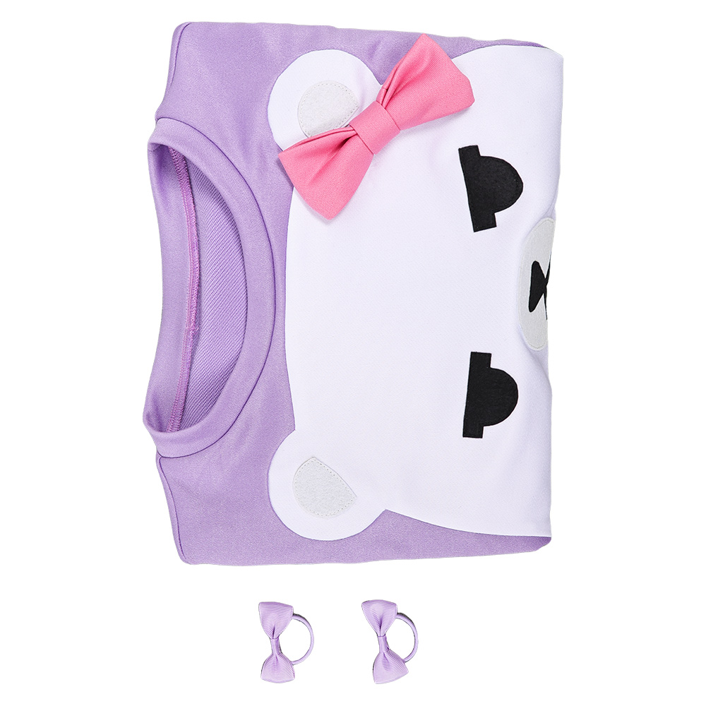 Kpop Demon Hunters Mira Purple Bear Pajamas Sleepwear Halloween Carnival Party Cosplay Costume