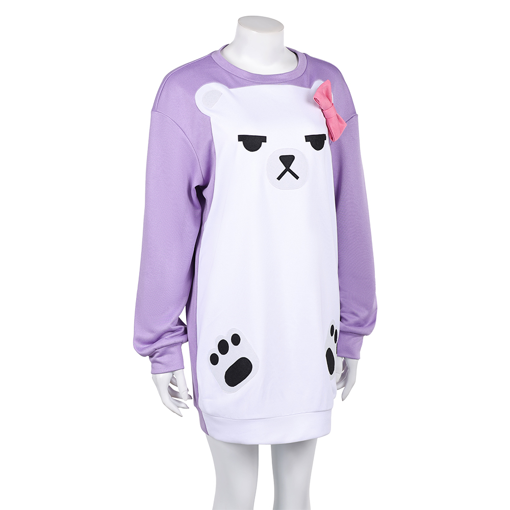 Kpop Demon Hunters Mira Purple Bear Pajamas Sleepwear Halloween Carnival Party Cosplay Costume