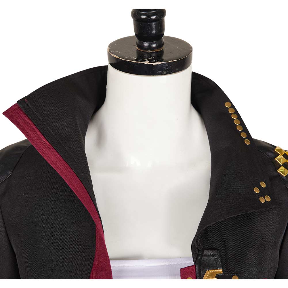 Arcane: League of Legends Season 2 Vi Black Jacket Fullset Outfits Halloween Carnival Cosplay Costume