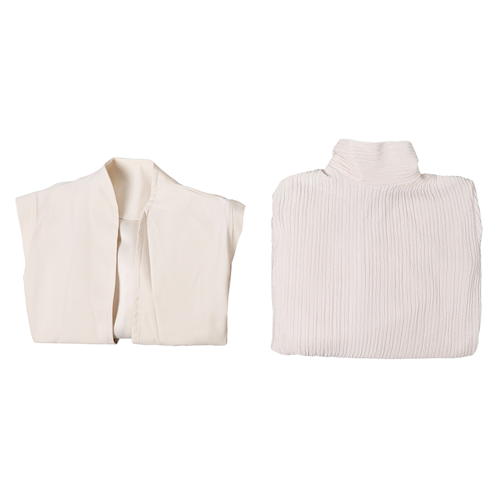 Andor Season 2 Mon Mothma Women White Dress Outfits Halloween Carnival Cosplay Costume